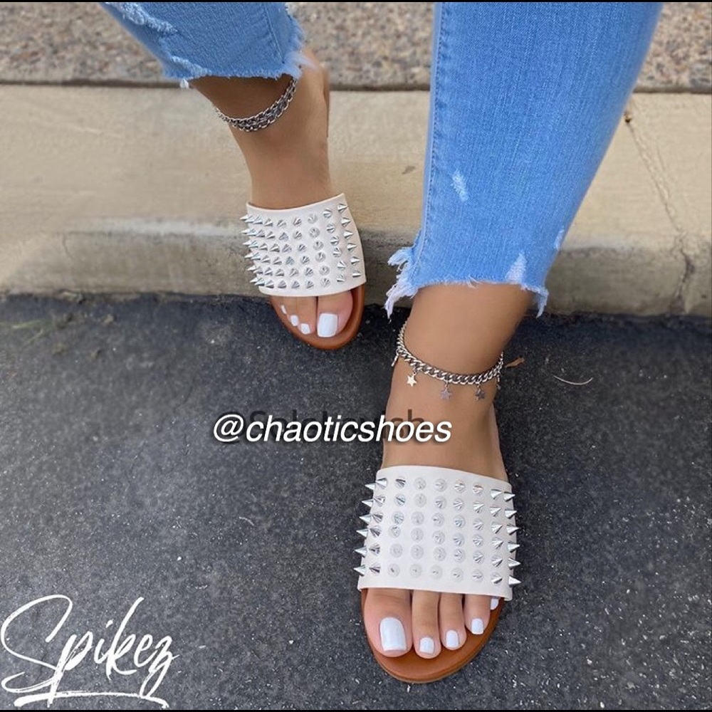 Spike studded sandals